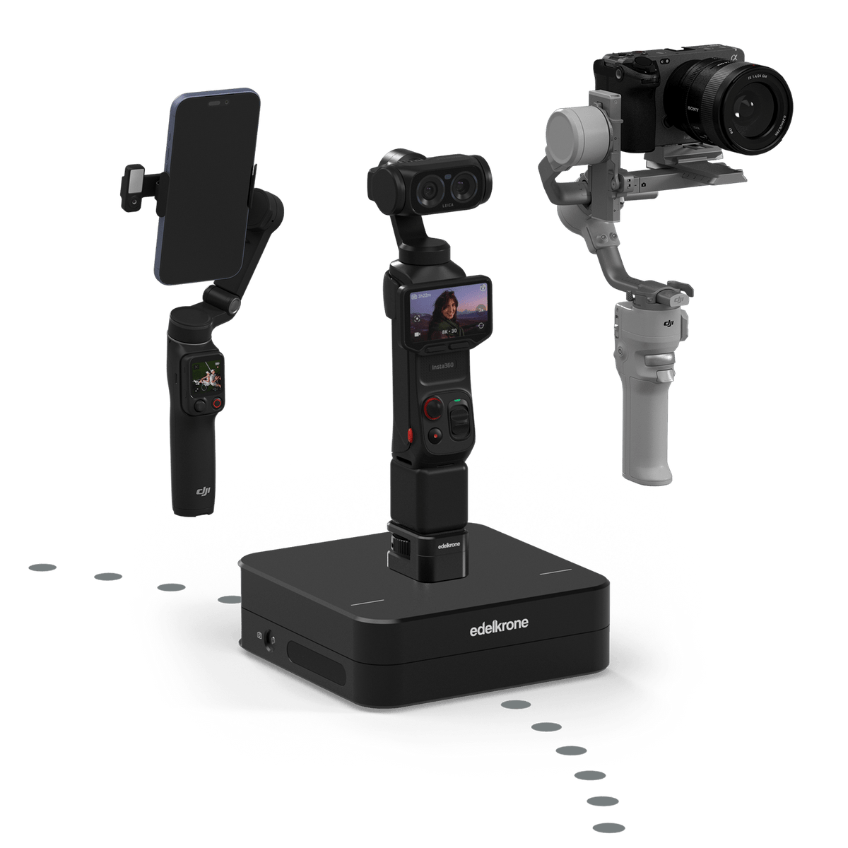 edelkrone Dolly GO ultra-portable motorized table top gimbal dolly