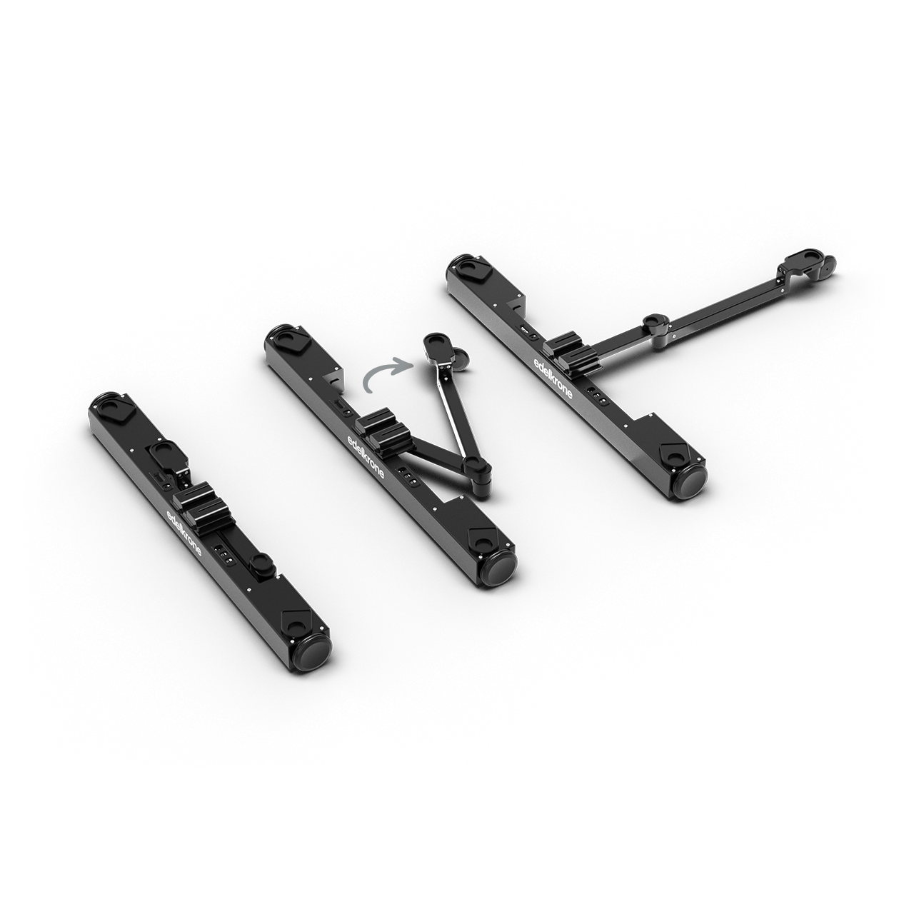 edelkrone DollyPLUS v2 unfolding from compact form into working position